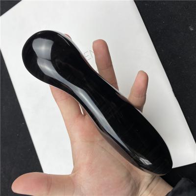 China China 18CM Natural Quartz Crystal Obsidian Massage Wand Crystal Wand Dildos For Woman for sale