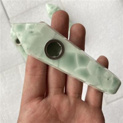 China Wholesale Skeleton Natural Quartz Crystal Smoking Pipes From China Tobacco Pipe Morden for sale