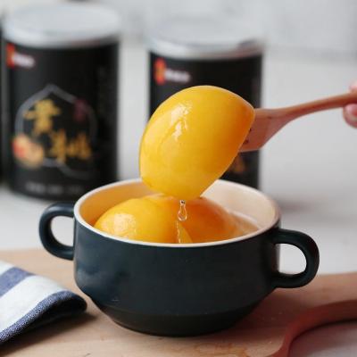 China Canned Leasunfood Best Quality canned yellow peach in light Syrup  fruit can Linjiapuzi for sale