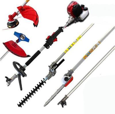 China 4-Stroke New 6 in1 Tools GX50 4 Stroke Engine 47.9cc Brush Cutter Long Pole Pruner Whip Multi Snipper Hedge Trimmer Strimmer for sale