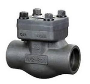 China Small Forged Steel Check Valve NPT SW Ends Rising Stem Structure for sale