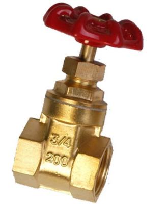 China Lightweight Forged Steel Valves / 2 4 Inch Brass Gate Valve Simple Structure for sale