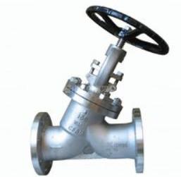 China Y Type Globe Valve Pressure Self Sealing Design Bolted Bonnet Rising Stem for sale