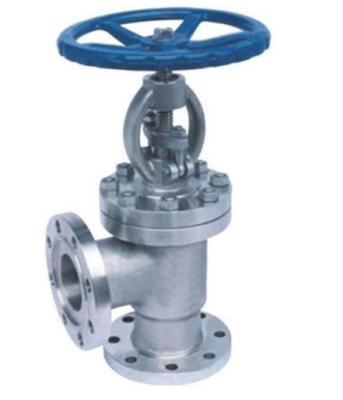 China Angle Globe Valve OS Y Type Rising Stem Bolted Bonnet Construction for sale