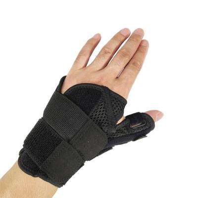 China 2021 Latest Arrival Reversible Adjustable Neoprene Wrist Support Brace With Thumb Stabilizer for sale