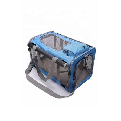 China Hot Selling Breathable Modern Design Soft Sided Travel Handbag Carrier Airline Approved Breathable Sustainable Pet Carrier for sale