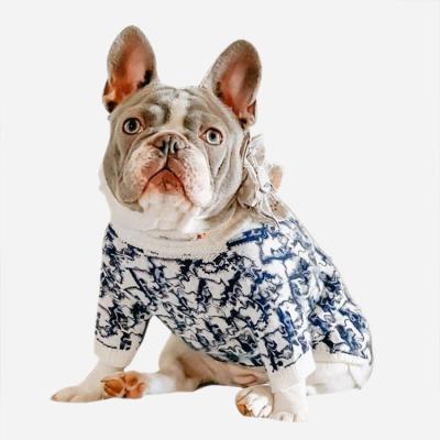 China Fashionable Logo High Quality Cat Dog Sweater Clothes Knitted by Luxury Brand Designer Apparel Appparel Viable Hot Sale Pet for sale