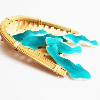 China Natural Bulk Shark Shaped Fruit Candy Gummy Soft Chewy Candy for sale