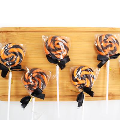 China Natural High Quality Round Swirl Lollipop Mix Fruit Hard Candy for sale