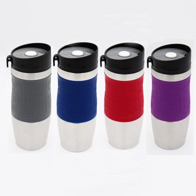 China EMSA Style 380ML Double Wall Stainless Steel Coffee Mug PORTABLE Vacuum Insulated Travel Mug With Custom Logo for sale