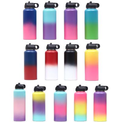 China Amazon Hot Sale Custom PORTABLE Stainless Steel Water Bottle Outdoor Sports Vacuum Insulated Water Bottle for sale