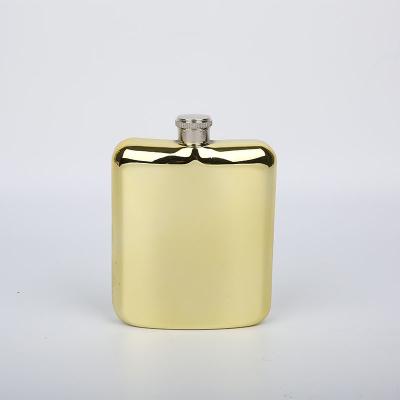 China Customized PORTABLE SNAP-UP Stainless Steel Hip Flask Customized Flat Wine Bottles for sale