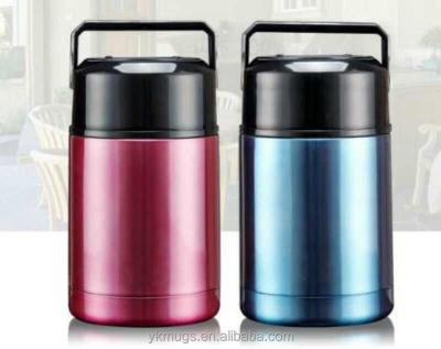 China 800ML double wall stainless steel vacuum sustainable food flask, stainless steel food lunch, luch box for sale