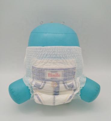 China Competitive Price Good Quality Comfortable Baby Panty Style Printed Disposable Diaper for sale