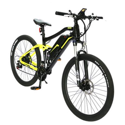 China Wholesale 250w Aluminum Alloy Mountain Bike Full Electric Sports Bicycle Suspension Bikes E Bike for sale