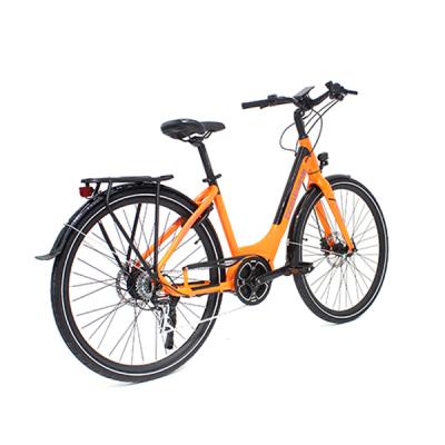 China Ladies E Bike City Steel Ebike Woman E Bike 250w Battery Eu Pedelec Aluminum Hidden Electric Bikes for sale