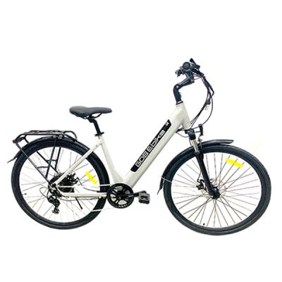 China Cheap Steel Bike 36v 250w City Ebike Moped Adults Electric Bicycle Ebike City Electric Bike E Bike for sale