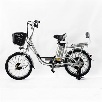 China Low Street Steel Urban Road Legal E Ebike Step Through Battery Feminine Demountable Women Electric Bike With Basket for sale