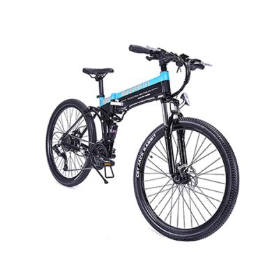 China Full aluminum alloy Mtb 29er folding bicycle 36v 29 frame electric bike 350w suspension mountain bike 29er for sale