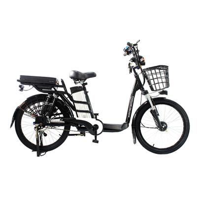 China GDS EBIKE C026 Family food standard cargo delivery electric bicycle 48v 350w 32KM/H lithium battery cargo bike e bike for sale