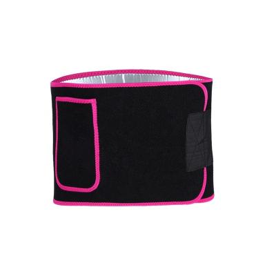 China Adult Colorful Waist Support Trainer Slimming Belt With Phone Pocket for sale