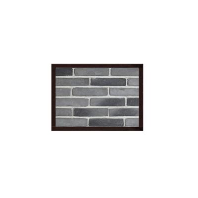 China Traditional Custom Colored Outdoor Rustic Handmade Artificial Stone Wall Tiles Landscape Brick Thin Gray Cement Brick For Wall for sale