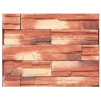 China Rustic Popular Old Building Renovation Stacked Culture Stone Commercial Artificial Stone Decor Cafe Veneer Exterior Cover for sale