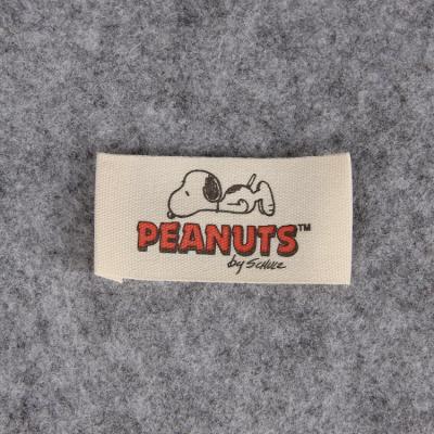 China Sustainable Custom Organic Cotton Canvas Main Apparel Printed Labels for sale