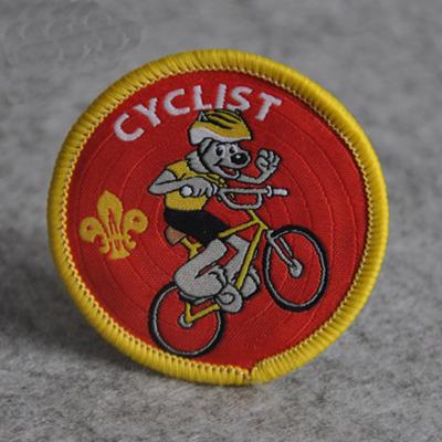 China Handmade Garment Accessories Customized Logo Designs Woven Patches High Quality for sale