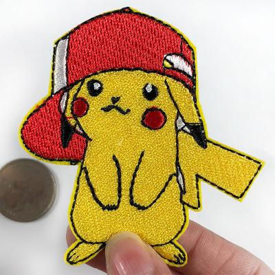 China 3D Customized Cartoon Iron-on Backing Clothing Patch Embroidery Fit Patch for sale