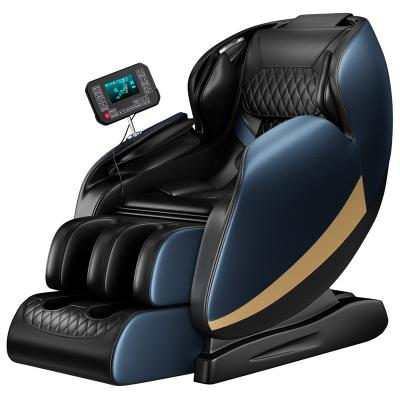 China New Design Eletric Body 2022 Full Electric Massage Chair With SL Track 3D Weightless Foot Roller Leg Auto Extend Airbag Heating for sale