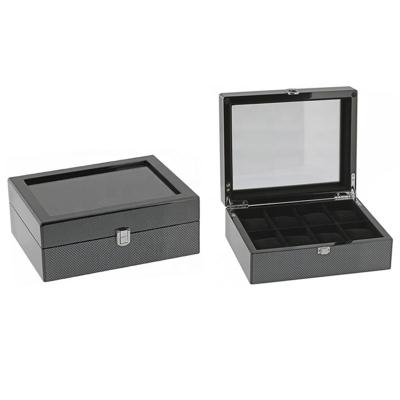 China Luxury PU Leather Recyclable Gift Watch Box With Viewfinder for sale