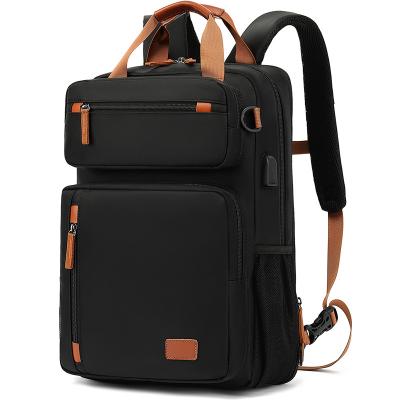 China With Economical Laptop Bags Mid Layer USB Modern Design Unisex Computer Leisure Backpack for sale