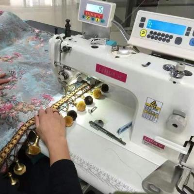 China HIGH EFFICIENCY Automatic Overlock Hemming Curtain Making Domestic Sewing Machine for sale