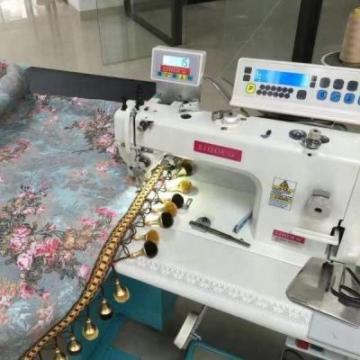 China HIGH SPEED Industrial Tape Weaving Machines Sewing Hemming Needle Looms Curtain Hemming Machine for sale