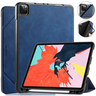 China Sleep Wake Flip Ultra Thin Auto Shockproof Shockproof TPU Tablet Leather Case For iPad Pro Case 2020 11inch for sale