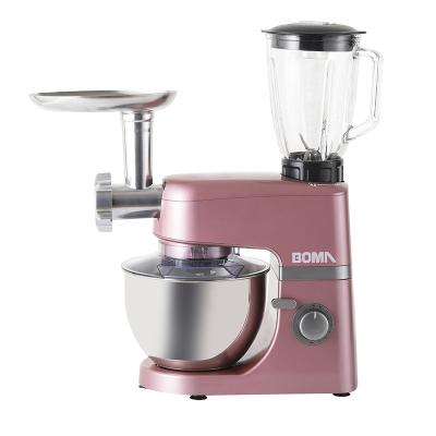 China Multifunctional Beater Ejector Button 5-in-1 Food Dough Mixer Holder Food Dough Cake Mixer with Juicer Mixer Chopper for sale