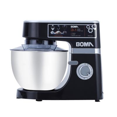 China Multifunctional Stand Mixer Ejector Knob BOMA Home Appliance Stand Mixer with 6L Stainless Steel Bowl, 8-Speed ​​Electric Standing Food Mixer CE CB for sale