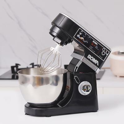 China Beater Ejector Button Stainless Steel Bowl 1200W Bakery Equipment Home Used Bread Dough Kneading Machine Egg Beater Food Stand Electric Mixer for sale