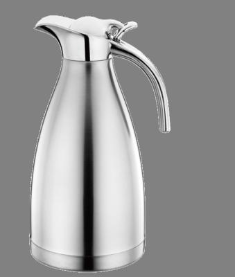 China Stainless Steel Water Easy Operation 2L Double Wall 304 Insulation Vacuum Tea Milk Pot Coffee Thermal Carafe Bottle for sale