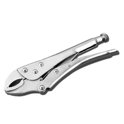 China Hot Sales 7inch Strength 10 Inch Round Nose Pliers Vise Grips Curved Maxillary Locking Pliers for sale