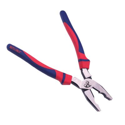 China High Quality Customized Steel Pliers Reduce Labor/Portable 8inch 200mm Carbong Combination Pliers DIY Tool Combination Pliers for sale