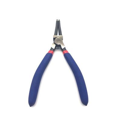 China Plastic Circlip Pliers Soft Grip To Reduce Labor / Portable Set Straight Jaw External Circlip Pliers for sale