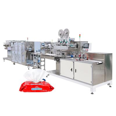 China 2022 New Model Factory Automatic Wet Wipe Packing Machine for sale