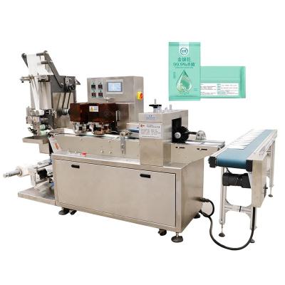 China Full Automatic Three Side Sealing Wet Wipes Tissue Making Machine for sale