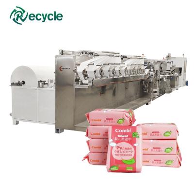 China Wet Automatic Tissue Paper Making Machine Wet Tissue Machine for sale