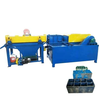 China Lead Acid Battery Recycling Machine Lead Separating Breaking for sale