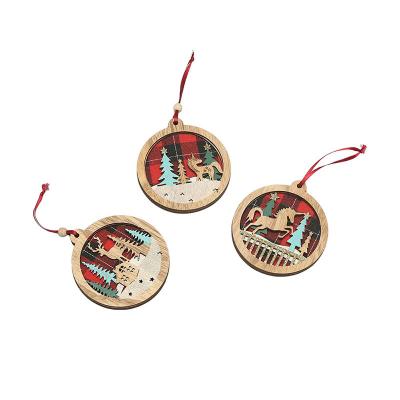 China Good Quality Wooden Home Ornaments Christmas Hot Selling Wooden Decoration for sale