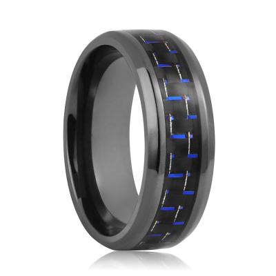 China CLASSIC Black Zirconium Rings Blank For Inlay for sale