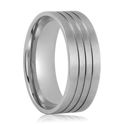 China CLASSIC DIY Customized Titanium Ring Cores For Inlay for sale